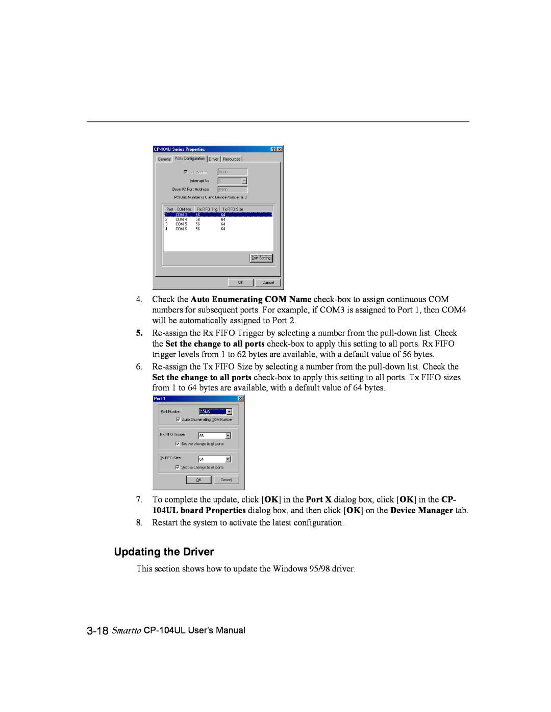 Moxa Technologies user manual Smartio CP-104UL User’s Manual 