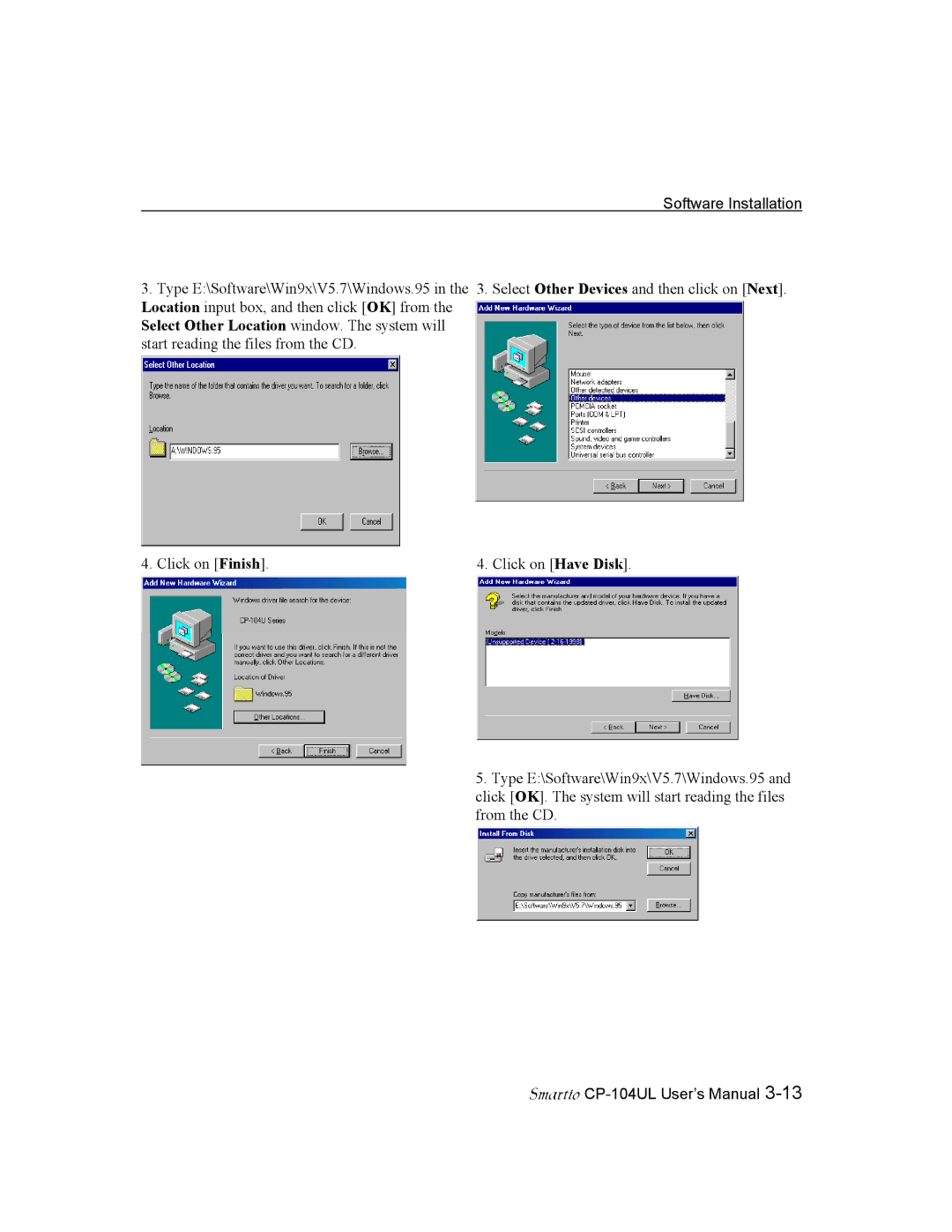 Moxa Technologies CP-104UL user manual Software Installation 