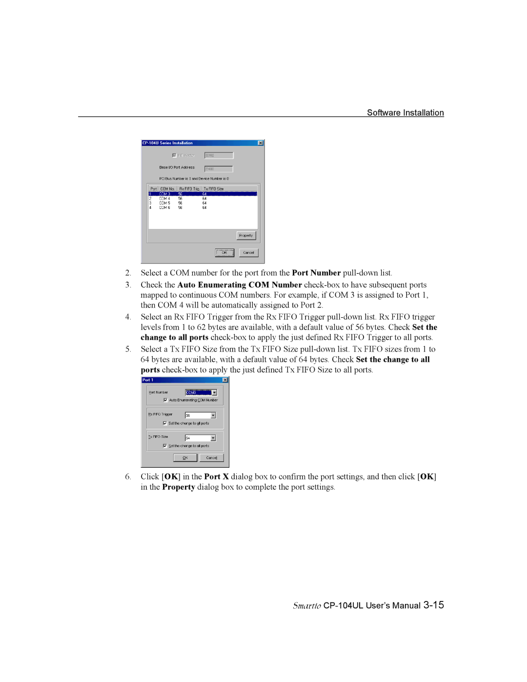 Moxa Technologies CP-104UL user manual Software Installation 