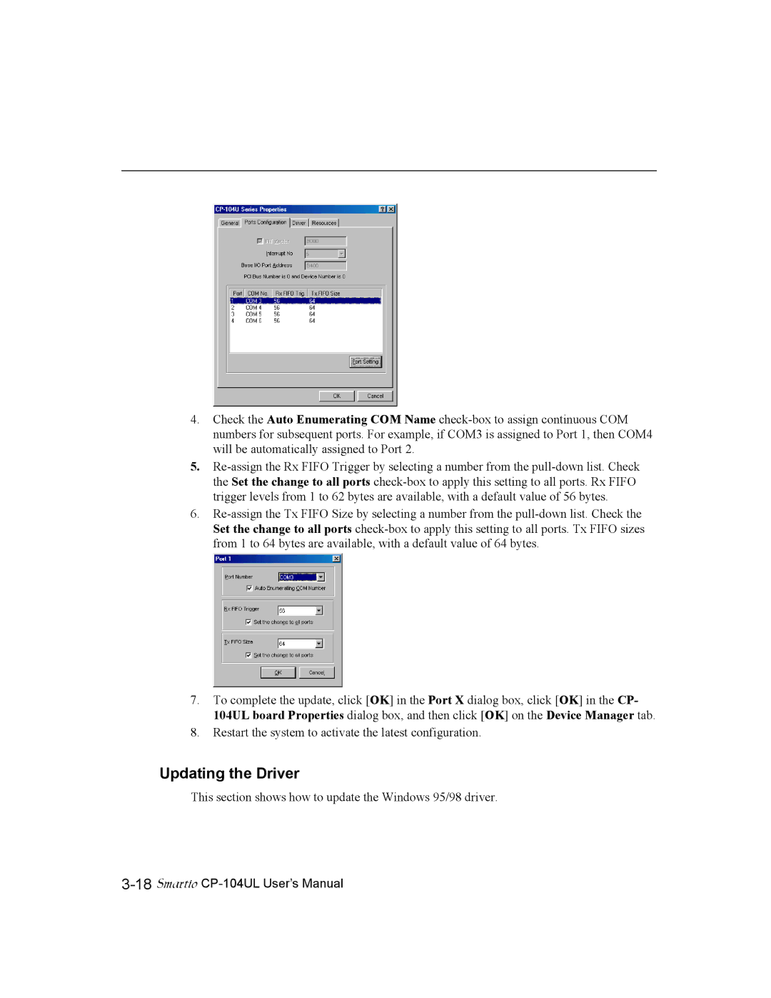 Moxa Technologies user manual 18Smartio CP-104UL User’s Manual 