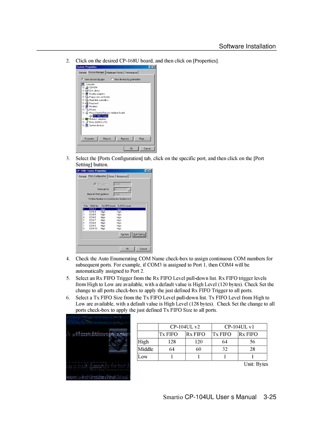 Moxa Technologies CP-104UL user manual Software Installation 