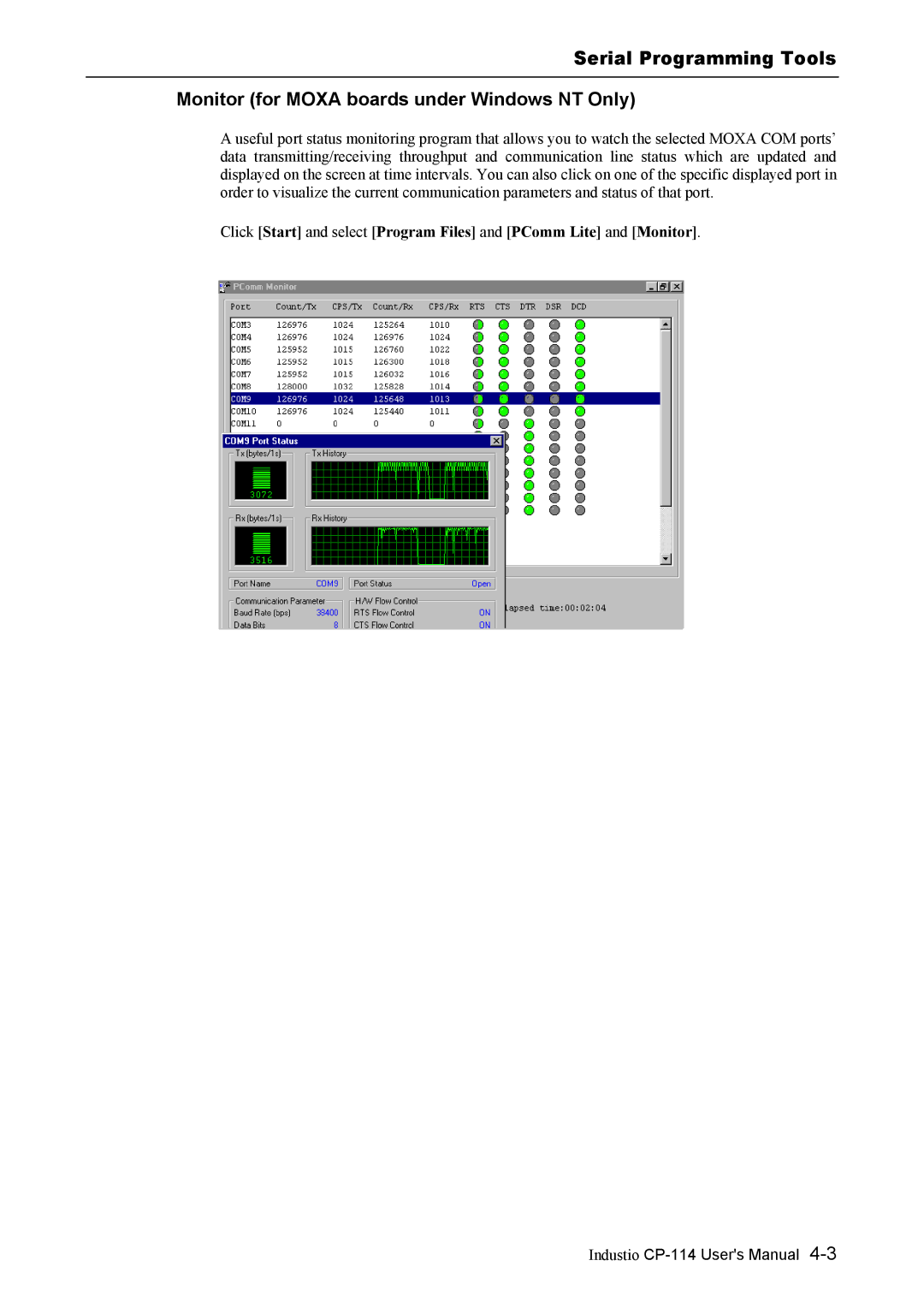 Moxa Technologies CP-114 Series user manual 