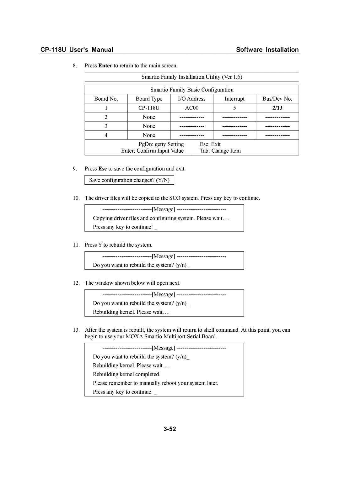 Moxa Technologies user manual CP-118U User’s Manual Software Installation 