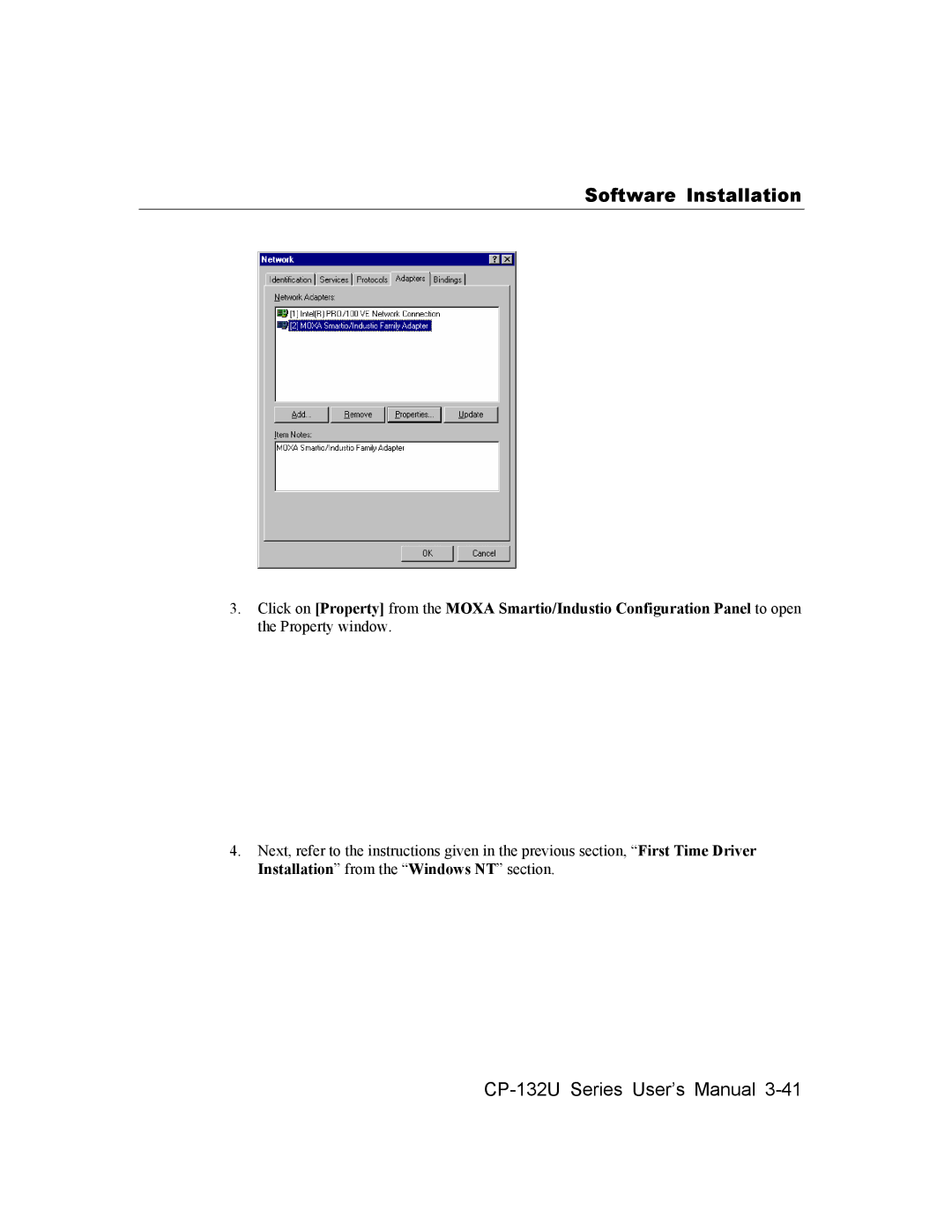 Moxa Technologies CP-132U user manual Software Installation 