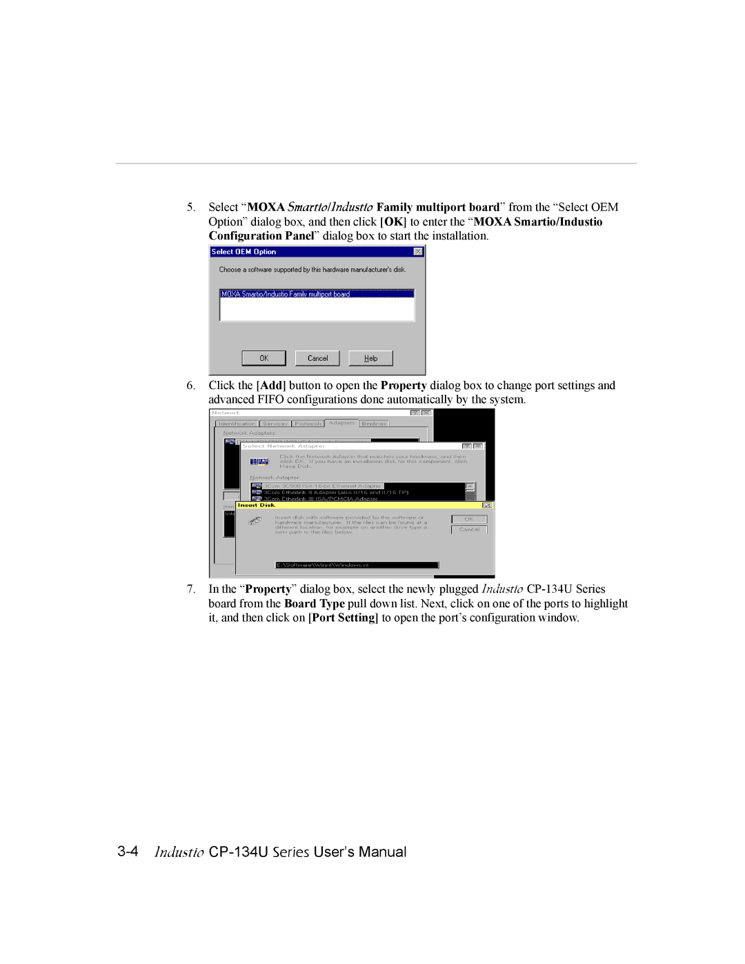 Moxa Technologies user manual Industio CP-134U Series User’s Manual 