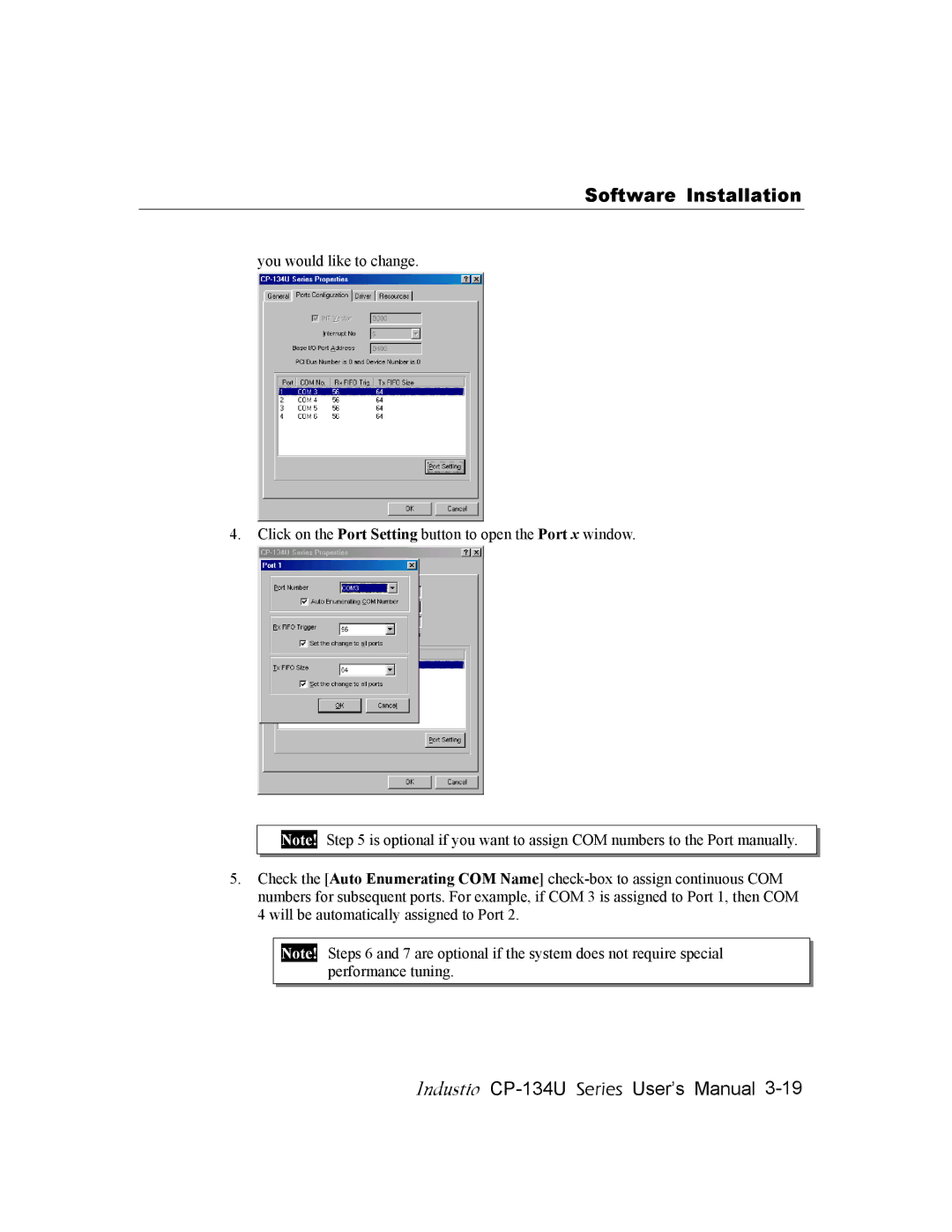 Moxa Technologies CP-134U user manual Software Installation 