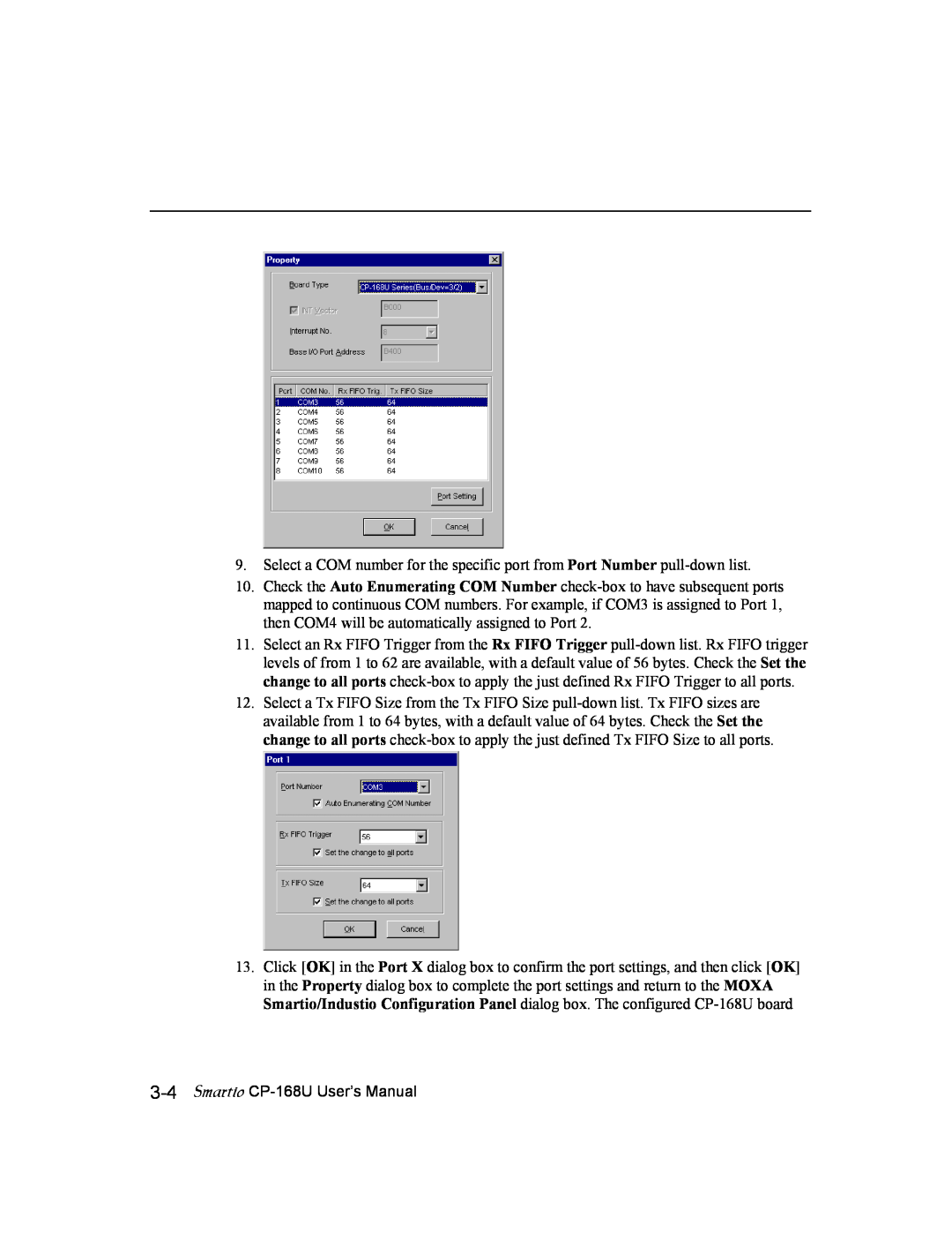 Moxa Technologies user manual Smartio CP-168U User’s Manual 