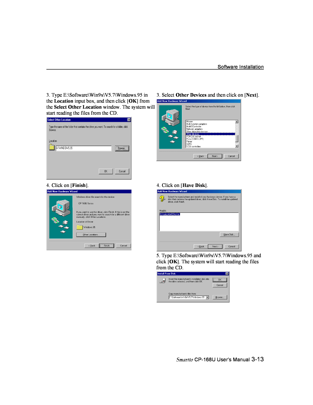 Moxa Technologies CP-168U user manual Click on Finish 