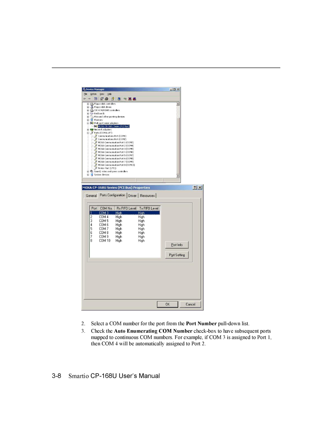 Moxa Technologies user manual Smartio CP-168U User’s Manual 