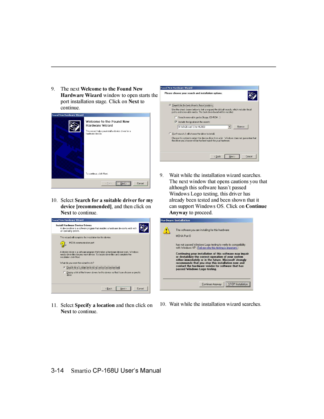 Moxa Technologies user manual Smartio CP-168U User’s Manual 