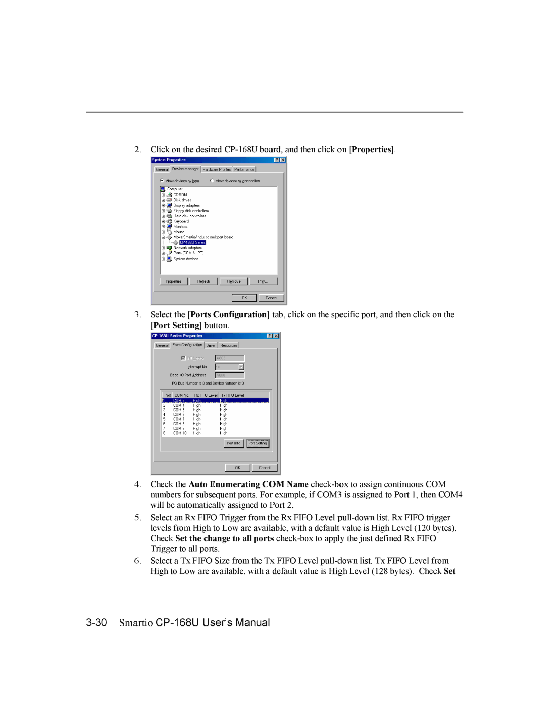 Moxa Technologies user manual Smartio CP-168U User’s Manual 