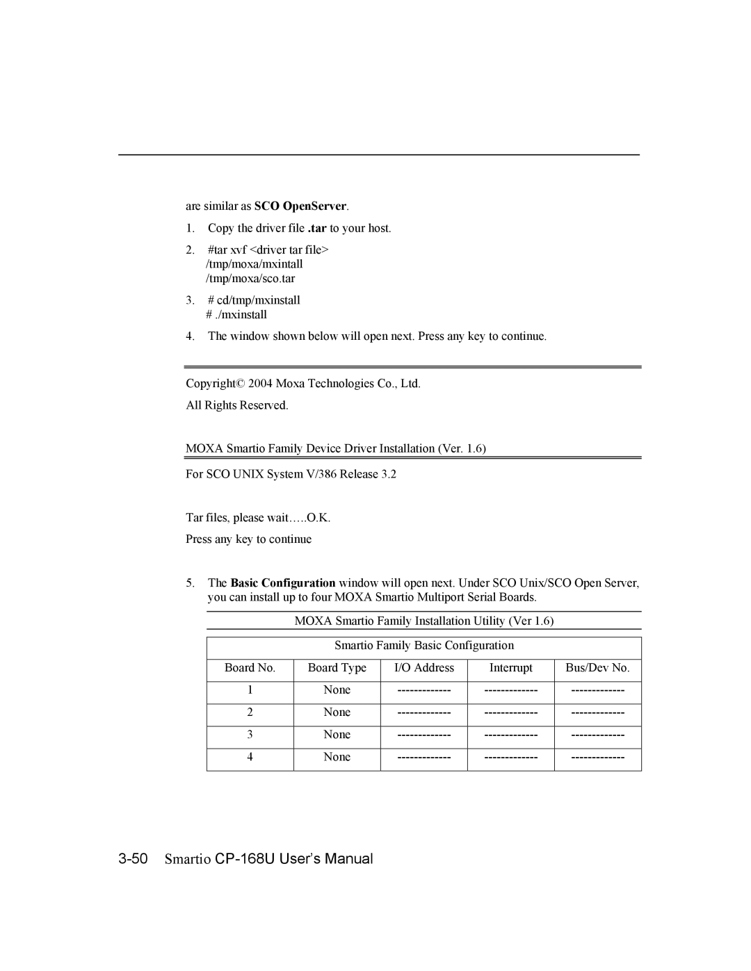 Moxa Technologies user manual Smartio CP-168U User’s Manual 