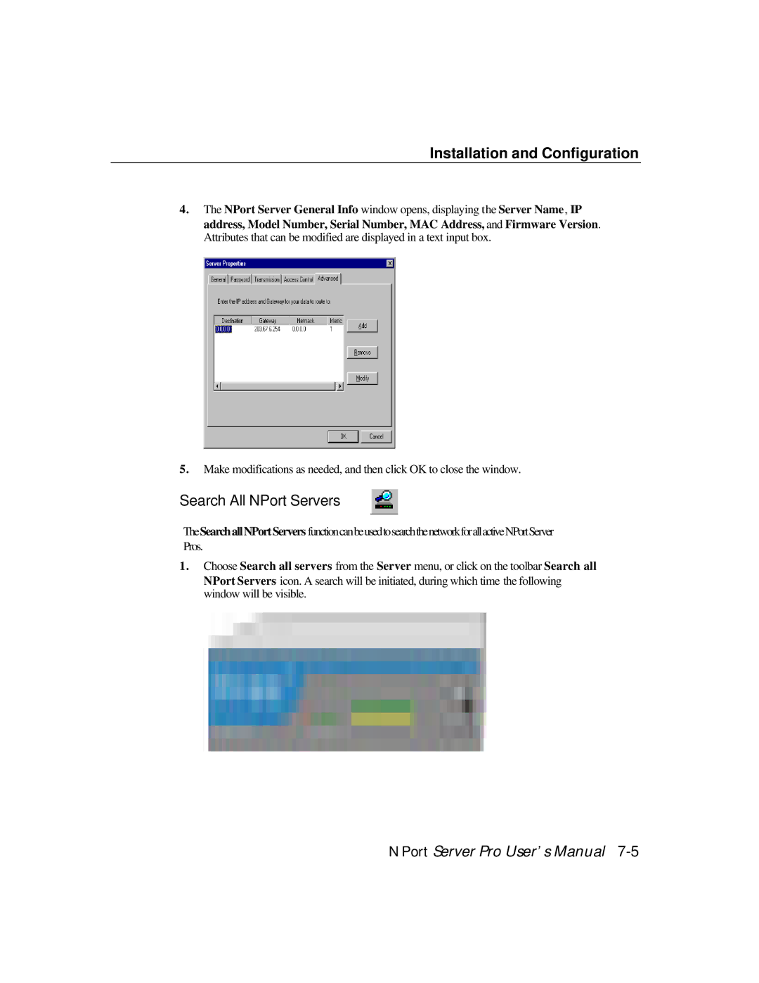 Moxa Technologies DE-308, DE-303 manual Search All NPort Servers 