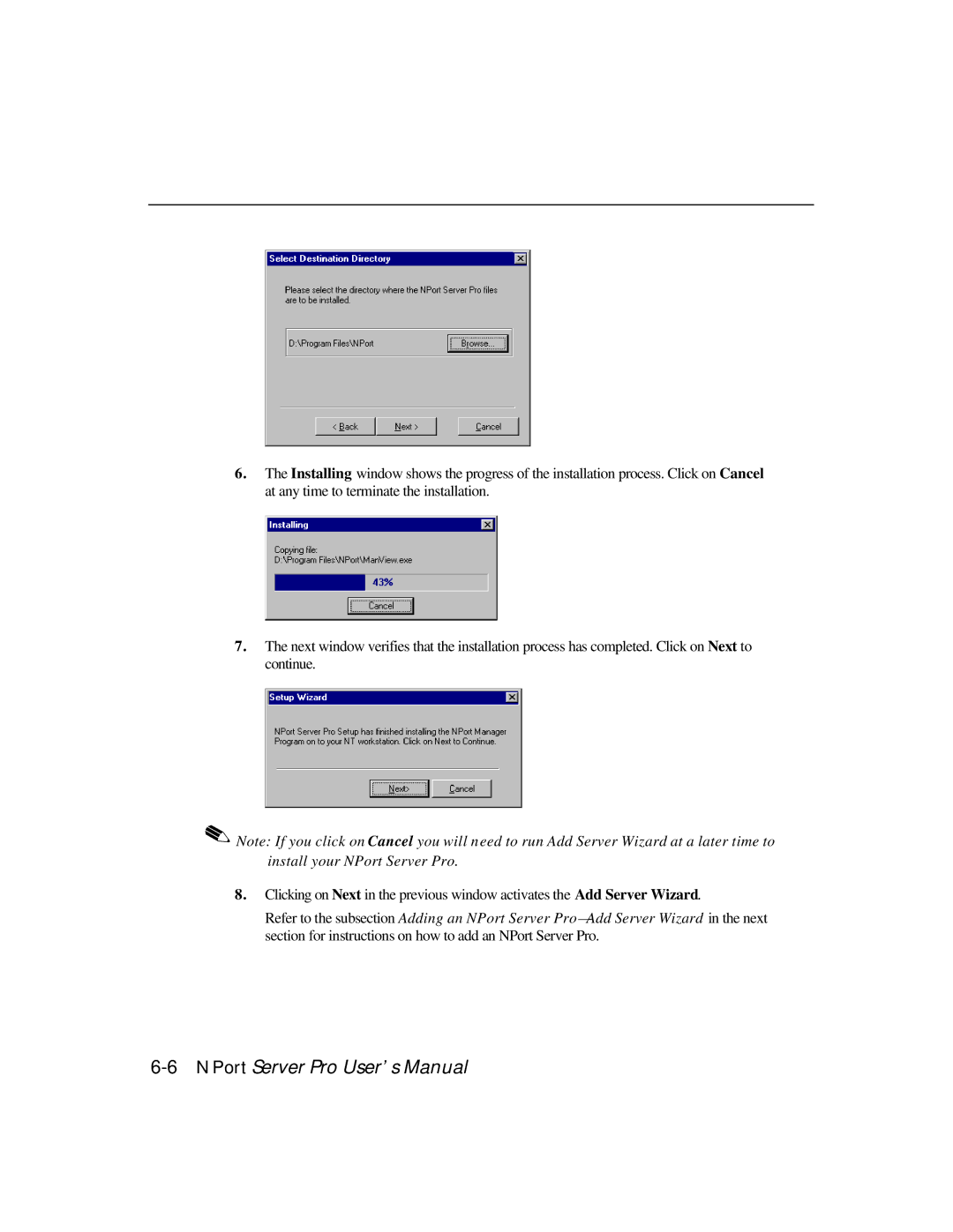 Moxa Technologies DE-303, DE-308 manual NPort Server Pro User’s Manual 