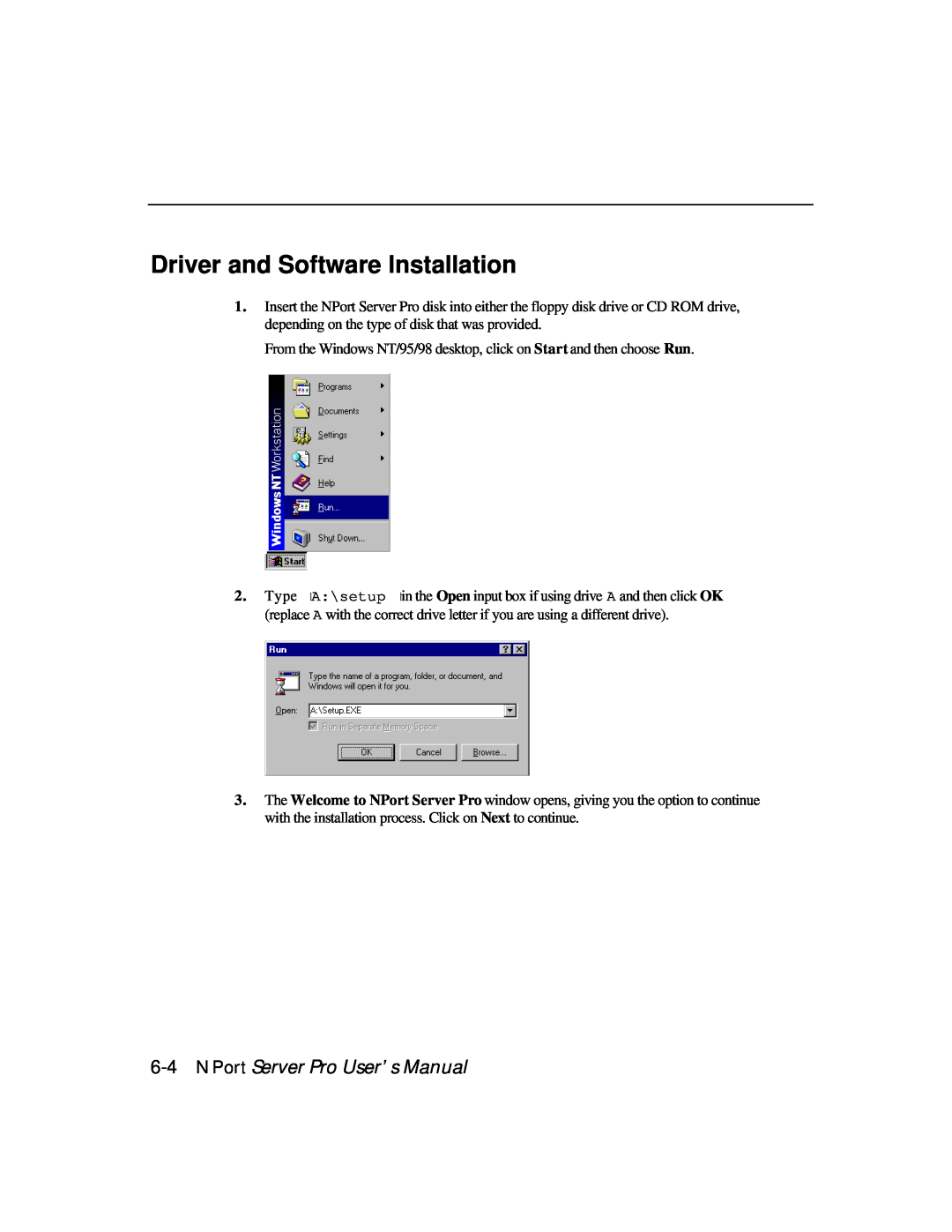 Moxa Technologies DE-303, DE-308 manual NPort Server Pro User’s Manual, Driver and Software Installation 