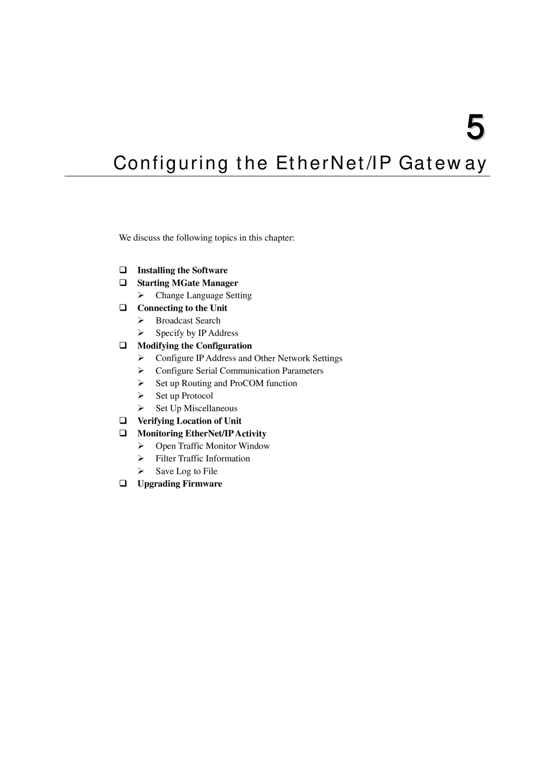 Moxa Technologies EIP3000 DF1 Configuring the EtherNet/IP Gateway, ‰ Installing the Software ‰ Starting MGate Manager 