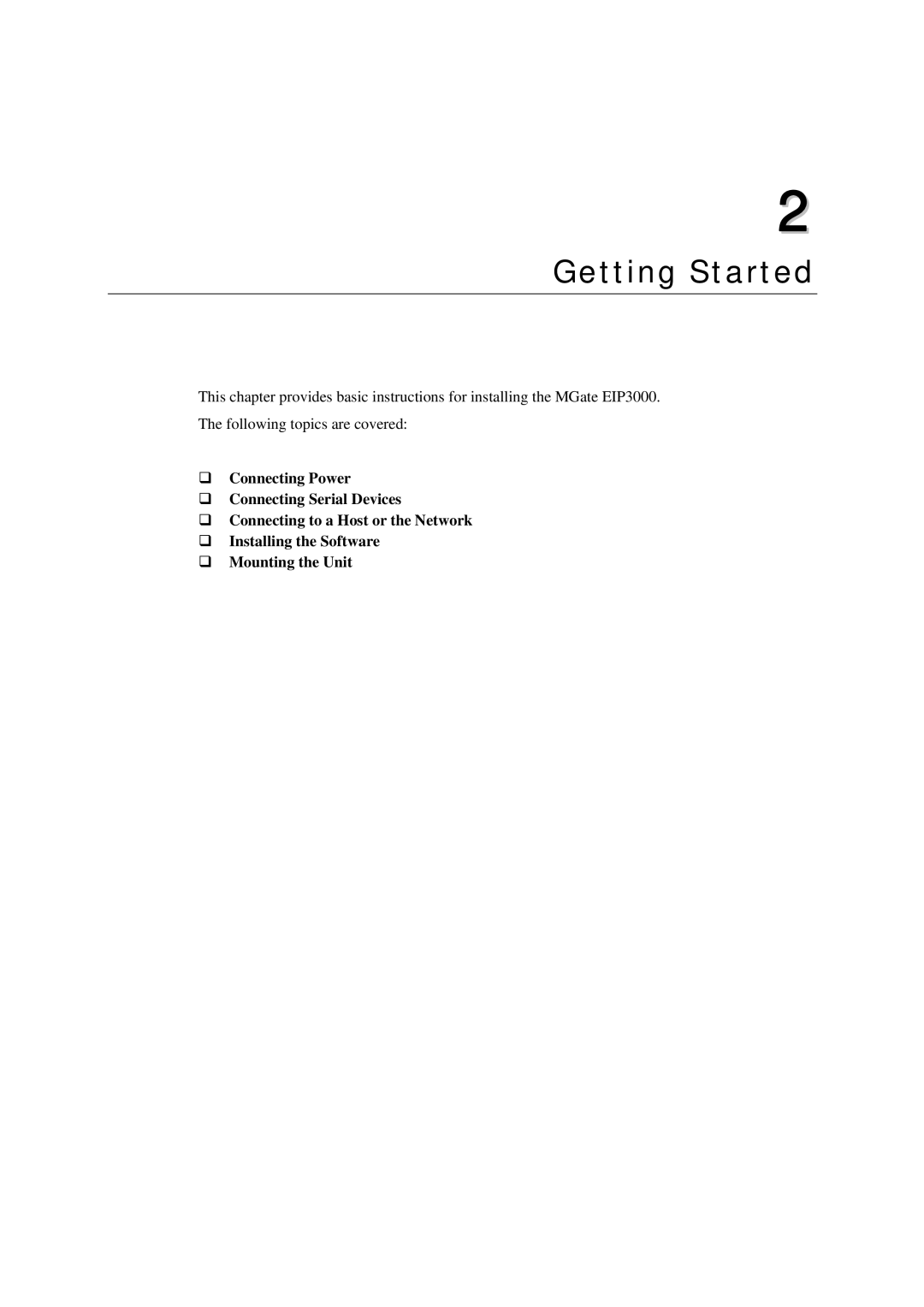 Moxa Technologies EIP3000 DF1 user manual Getting Started 