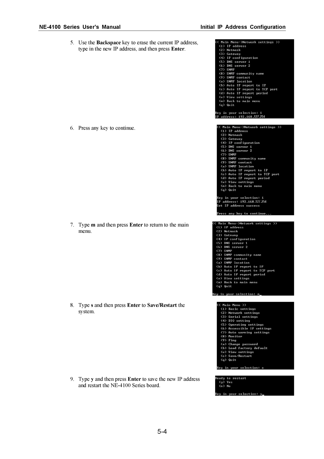 Moxa Technologies NE-4100 user manual 