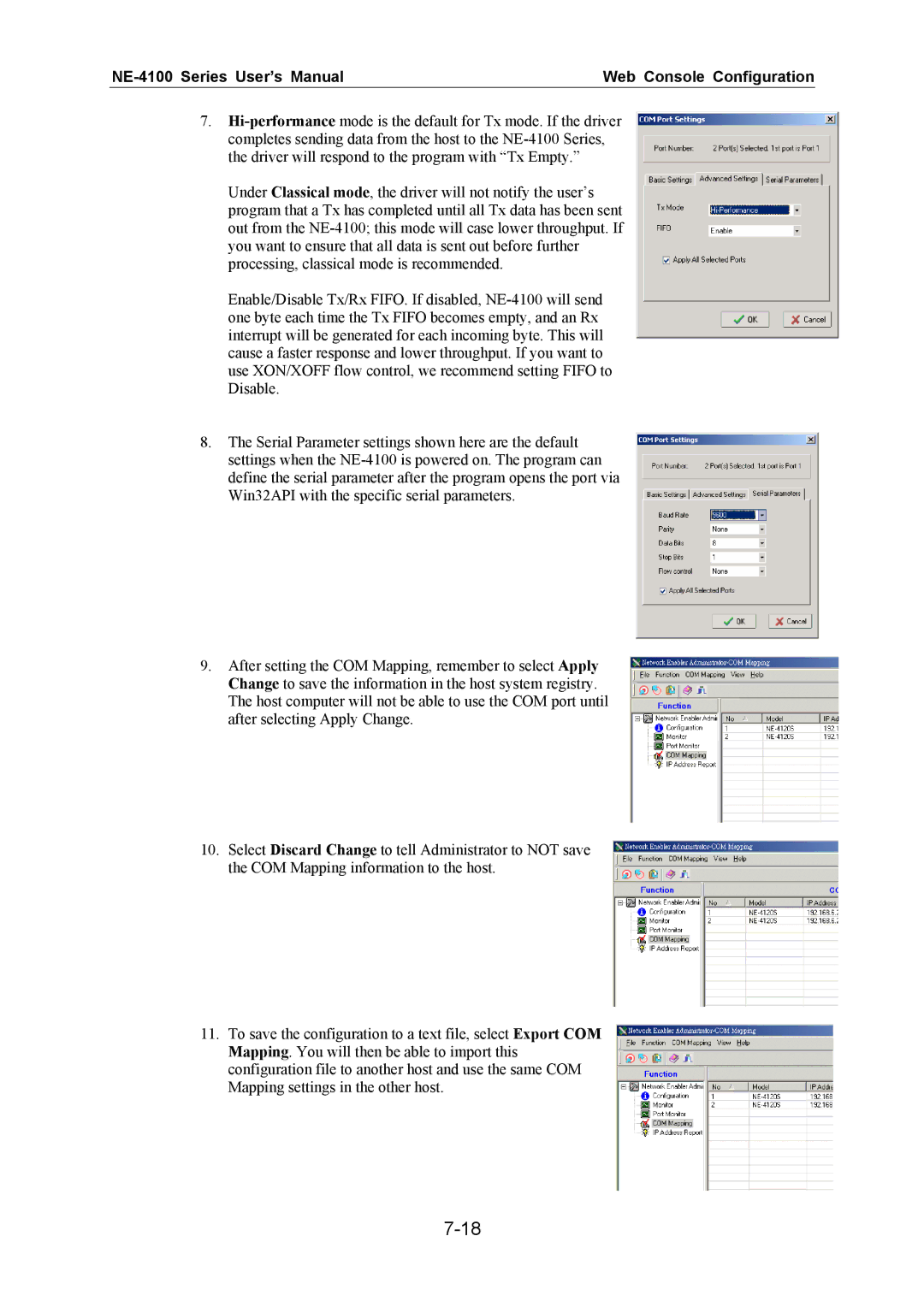 Moxa Technologies user manual NE-4100 Series User’s Manual Web Console Configuration 