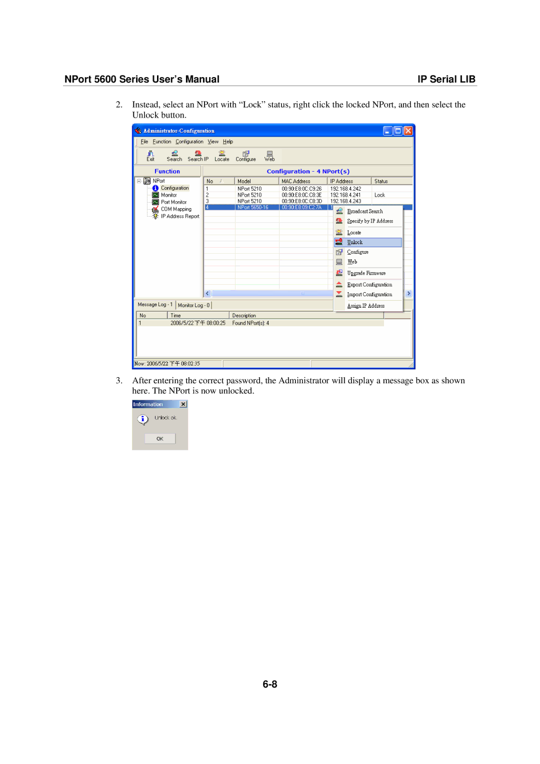 Moxa Technologies user manual NPort 5600 Series User’s Manual IP Serial LIB 