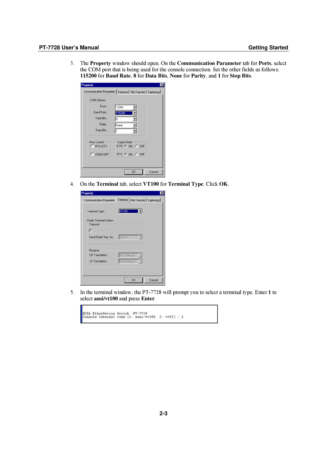 Moxa Technologies user manual PT-7728 User’s Manual Getting Started 