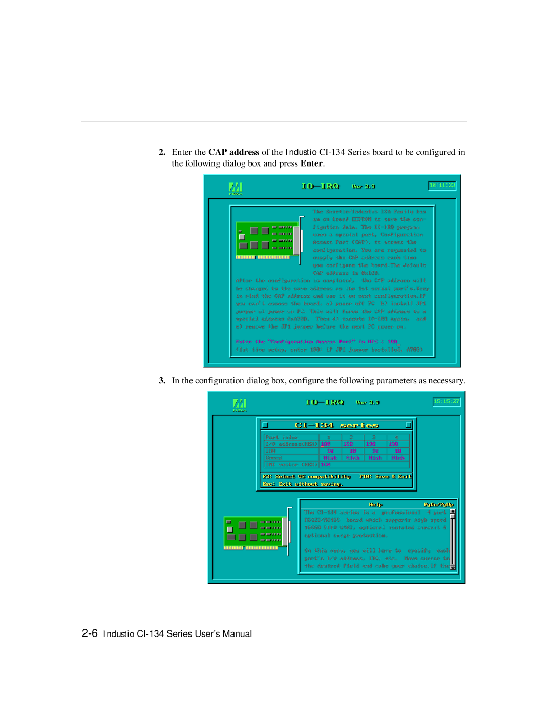 Moxa Technologies RS-485, RS-422 user manual 6Industio CI-134 Series User’s Manual 