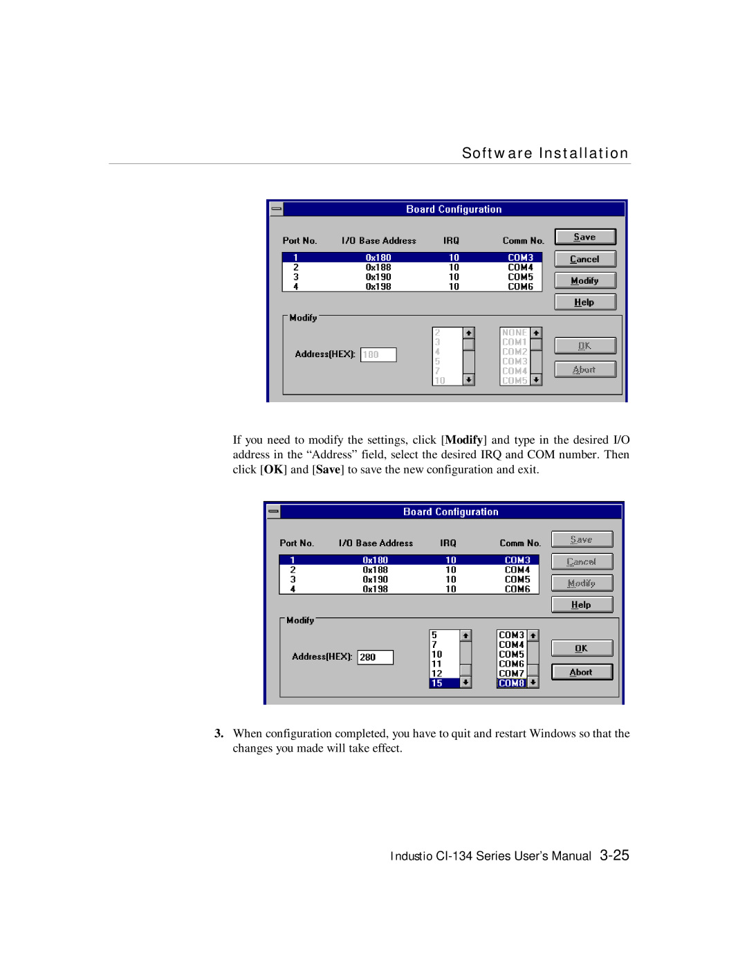 Moxa Technologies RS-422, RS-485 user manual Software Installation 