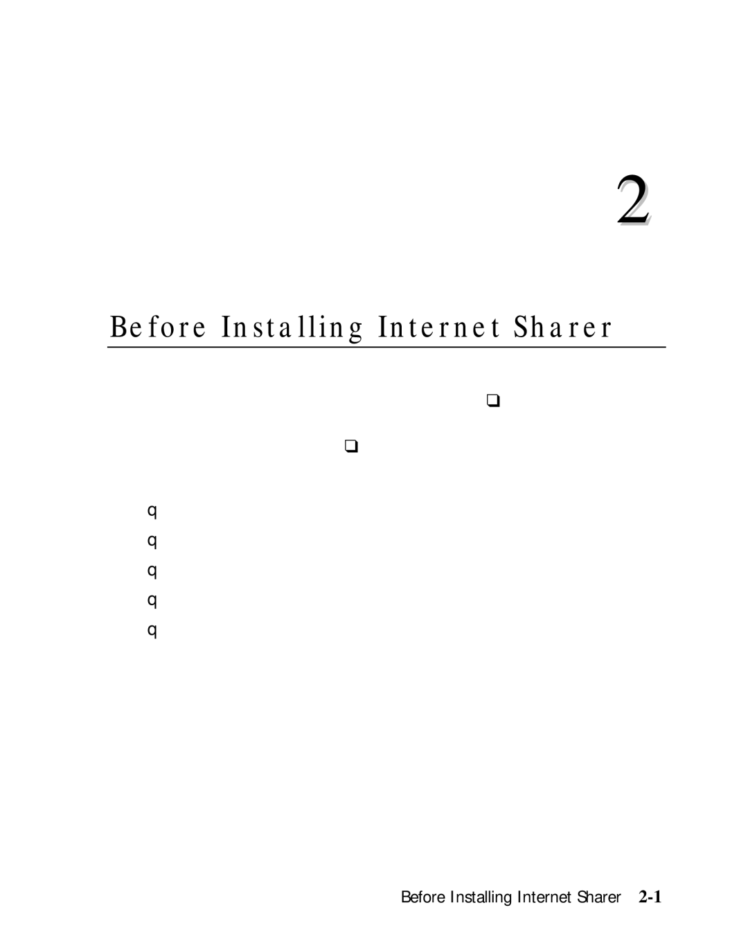 Moxa Technologies SD1000 user manual Before Installing Internet Sharer 