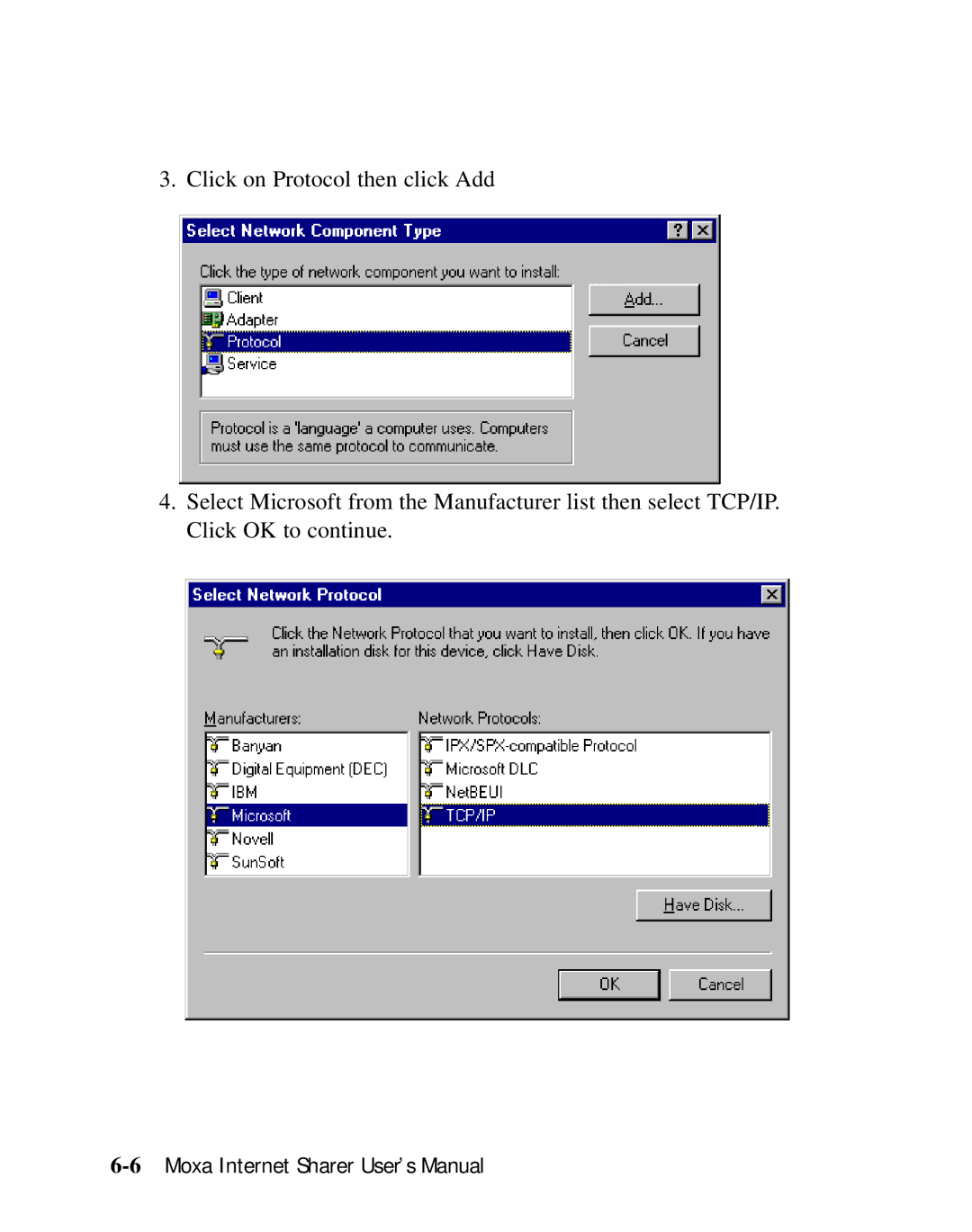 Moxa Technologies SD1000 user manual 6Moxa Internet Sharer User’s Manual 