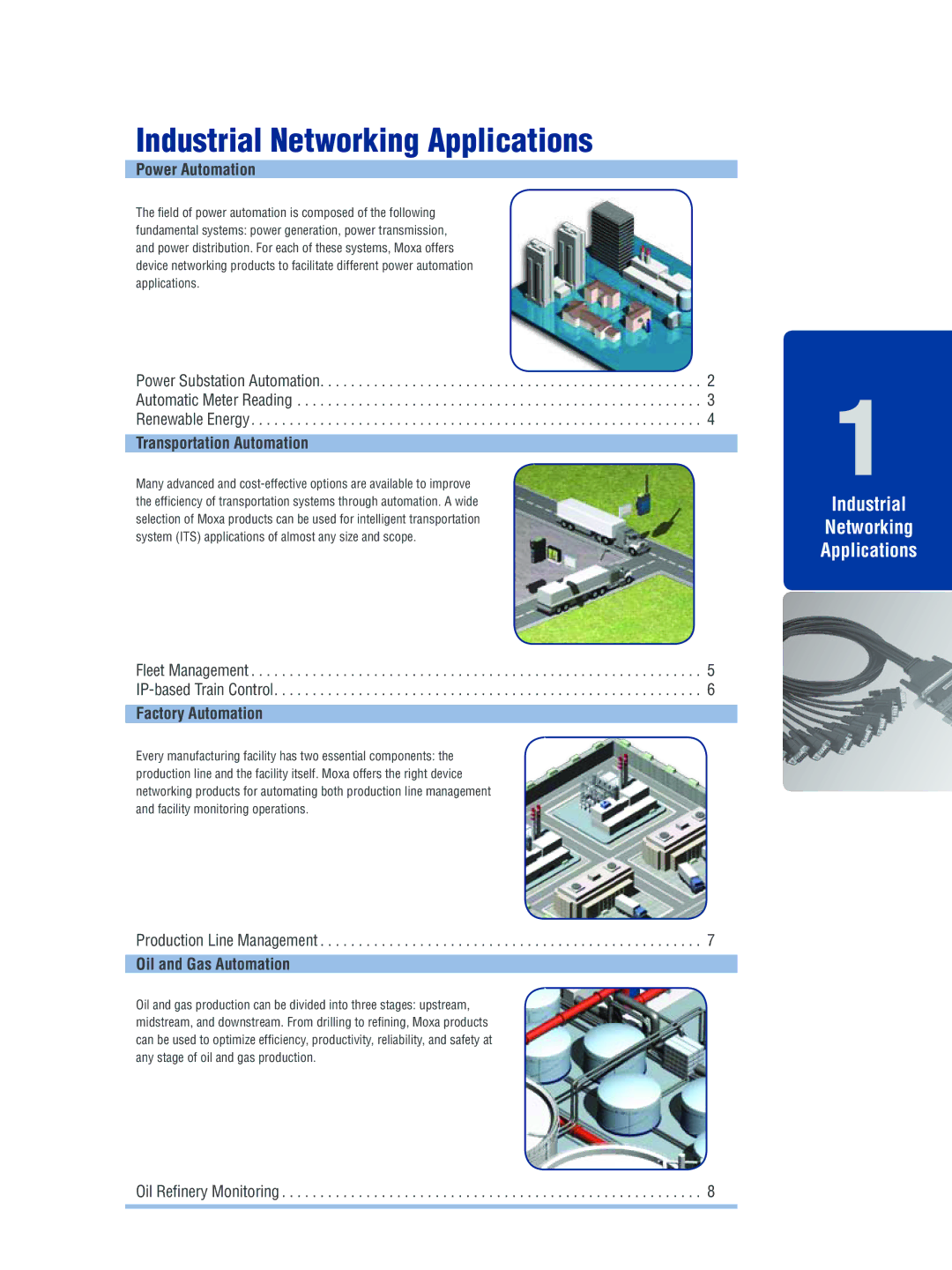 Moxa Technologies V91 manual Industrial Networking Applications 