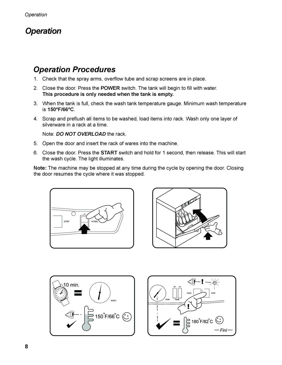 Moyer Diebel 301HT M2 installation manual Operation Procedures 