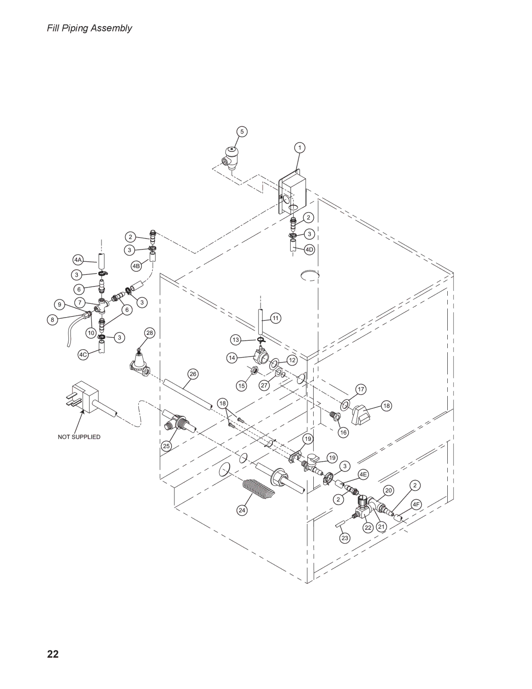 Moyer Diebel 301HT M2 installation manual Fill Piping Assembly 