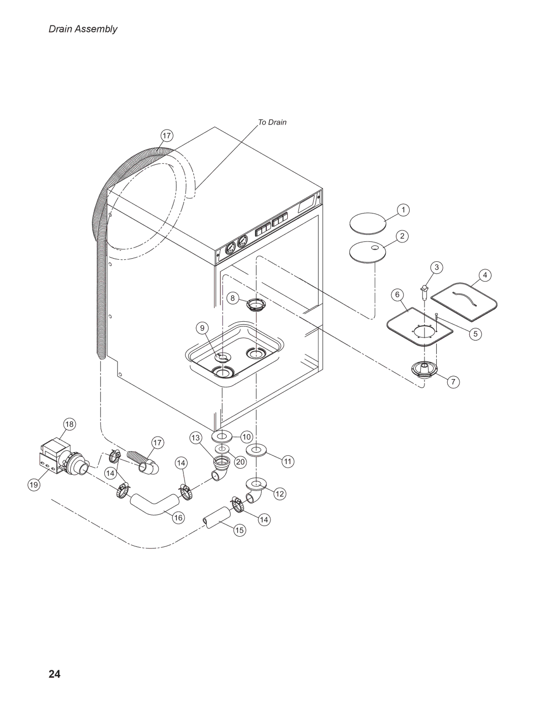 Moyer Diebel 301HT M2 installation manual Drain Assembly 