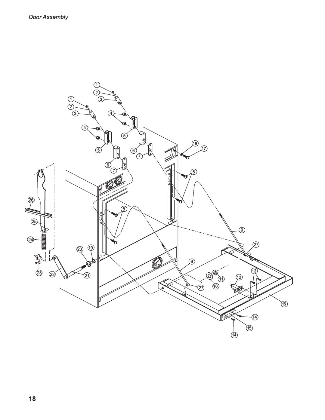 Moyer Diebel 301HT M2 installation manual Door Assembly 