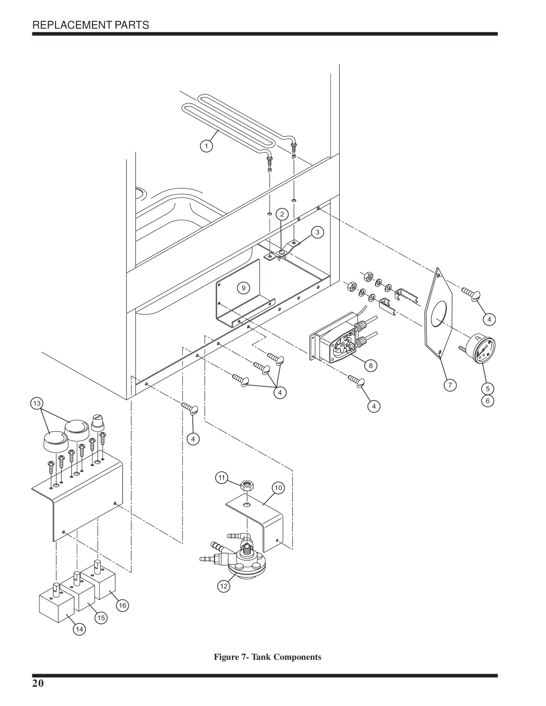 Moyer Diebel 301HT technical manual Tank Components 