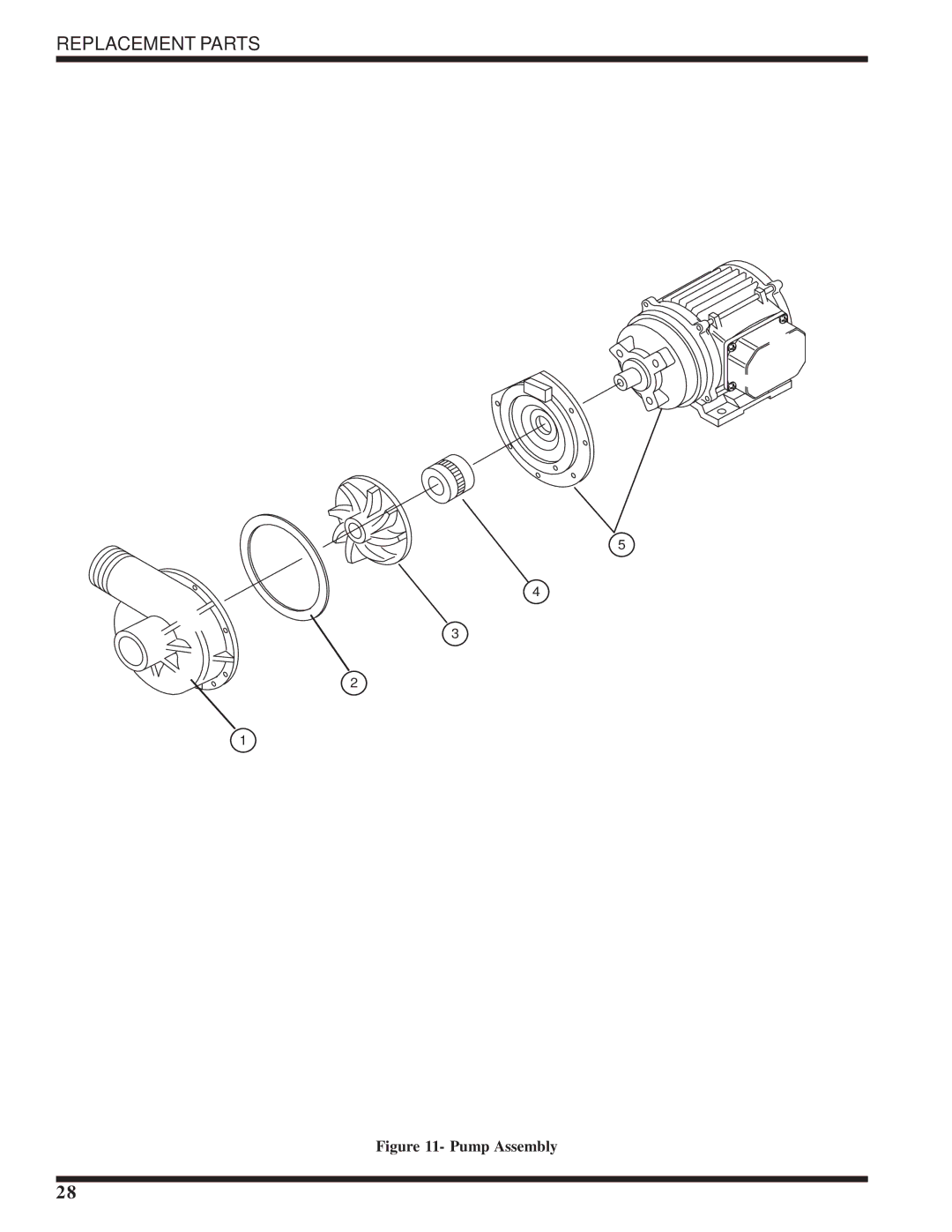 Moyer Diebel 301HT technical manual Pump Assembly 