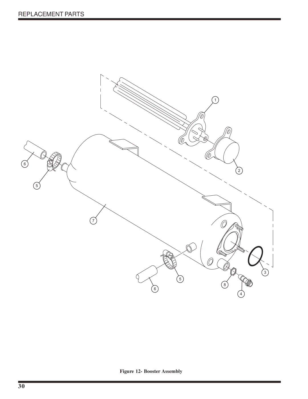 Moyer Diebel 301HT technical manual Booster Assembly 