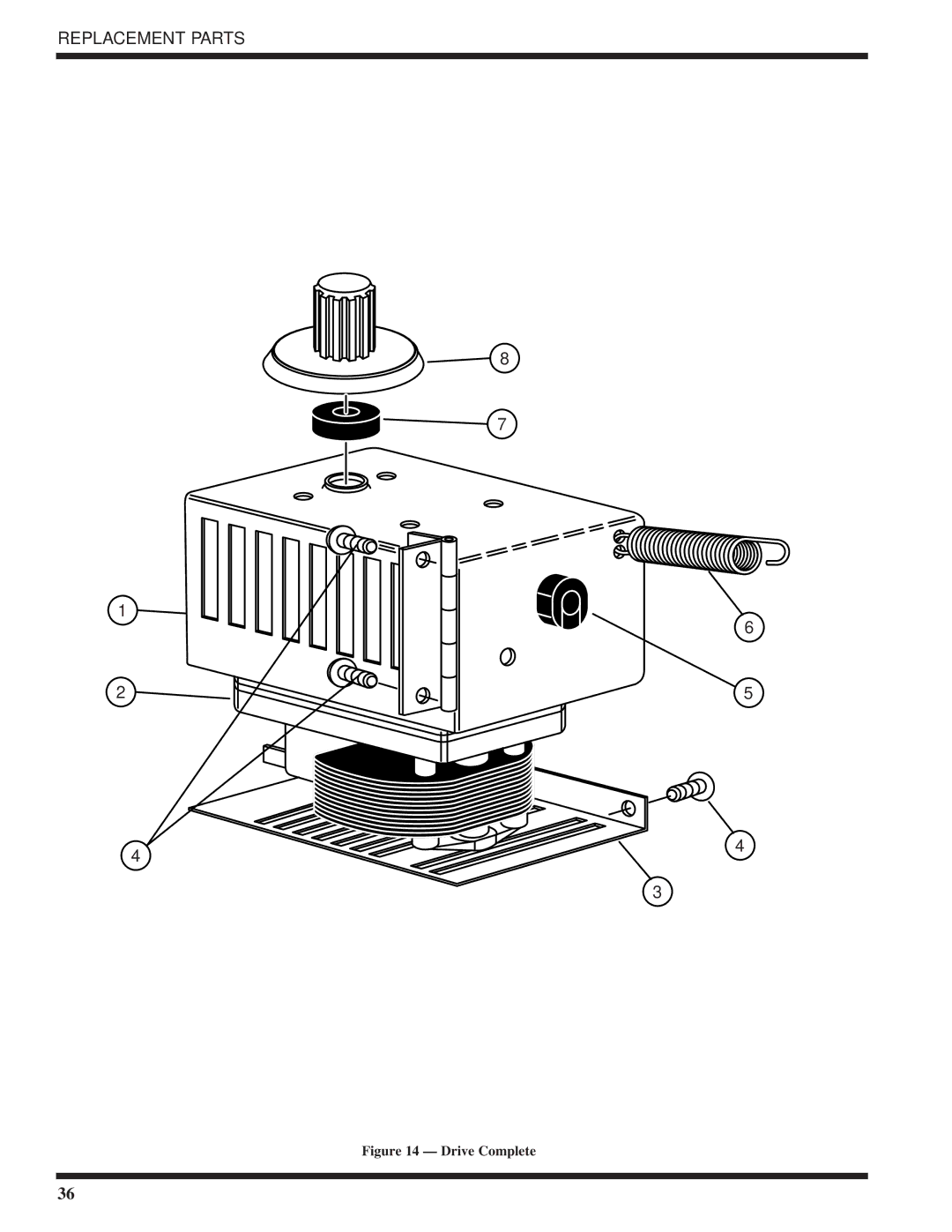 Moyer Diebel DF2-M6, DF-M6, DF1-M6 technical manual Drive Complete 