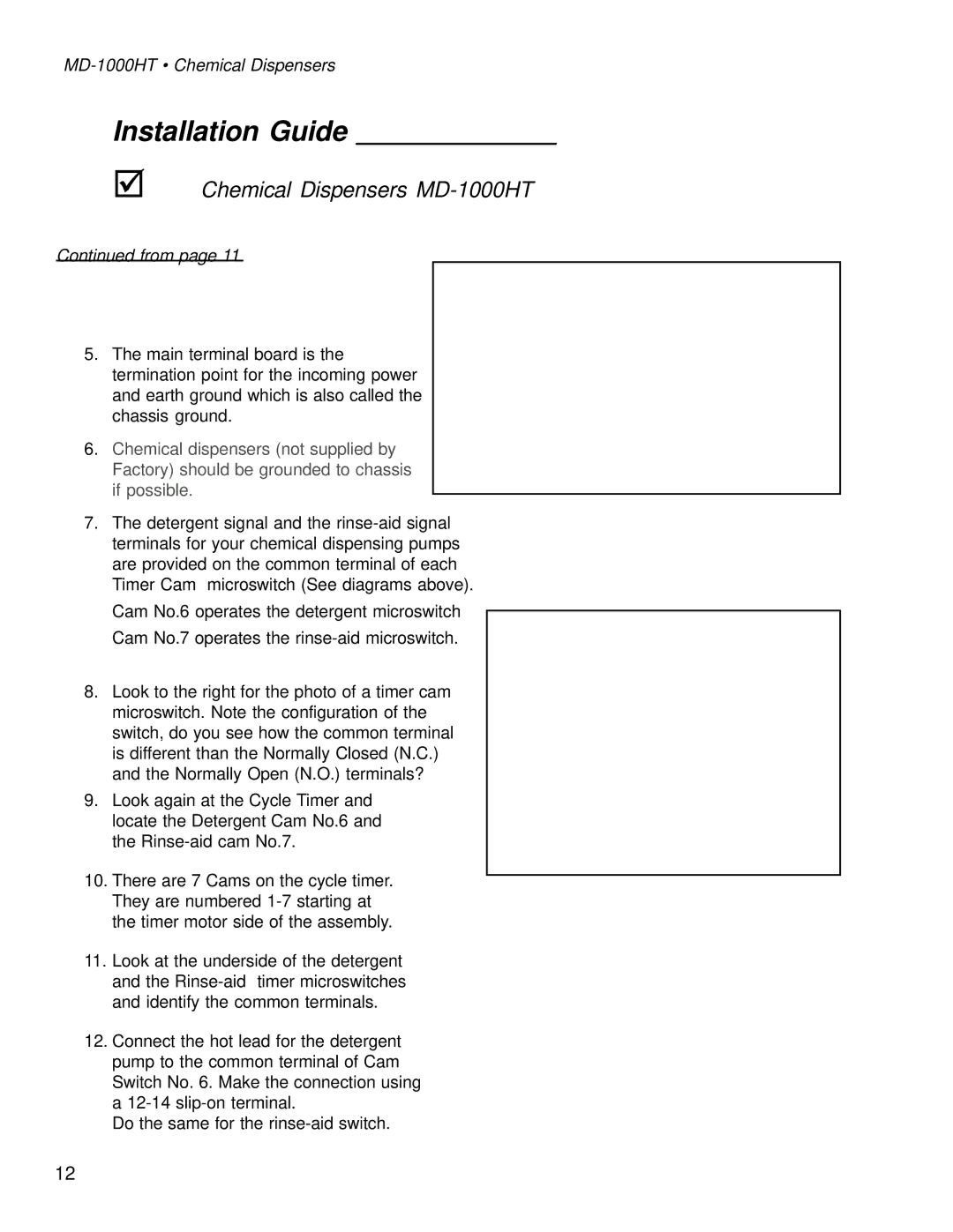 Moyer Diebel MD-1000LT, MD1000HT manual Installation Guide 