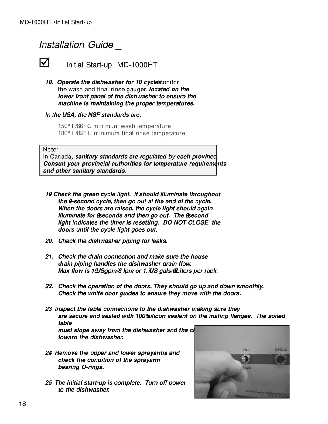 Moyer Diebel MD-1000LT, MD1000HT manual Installation Guide 