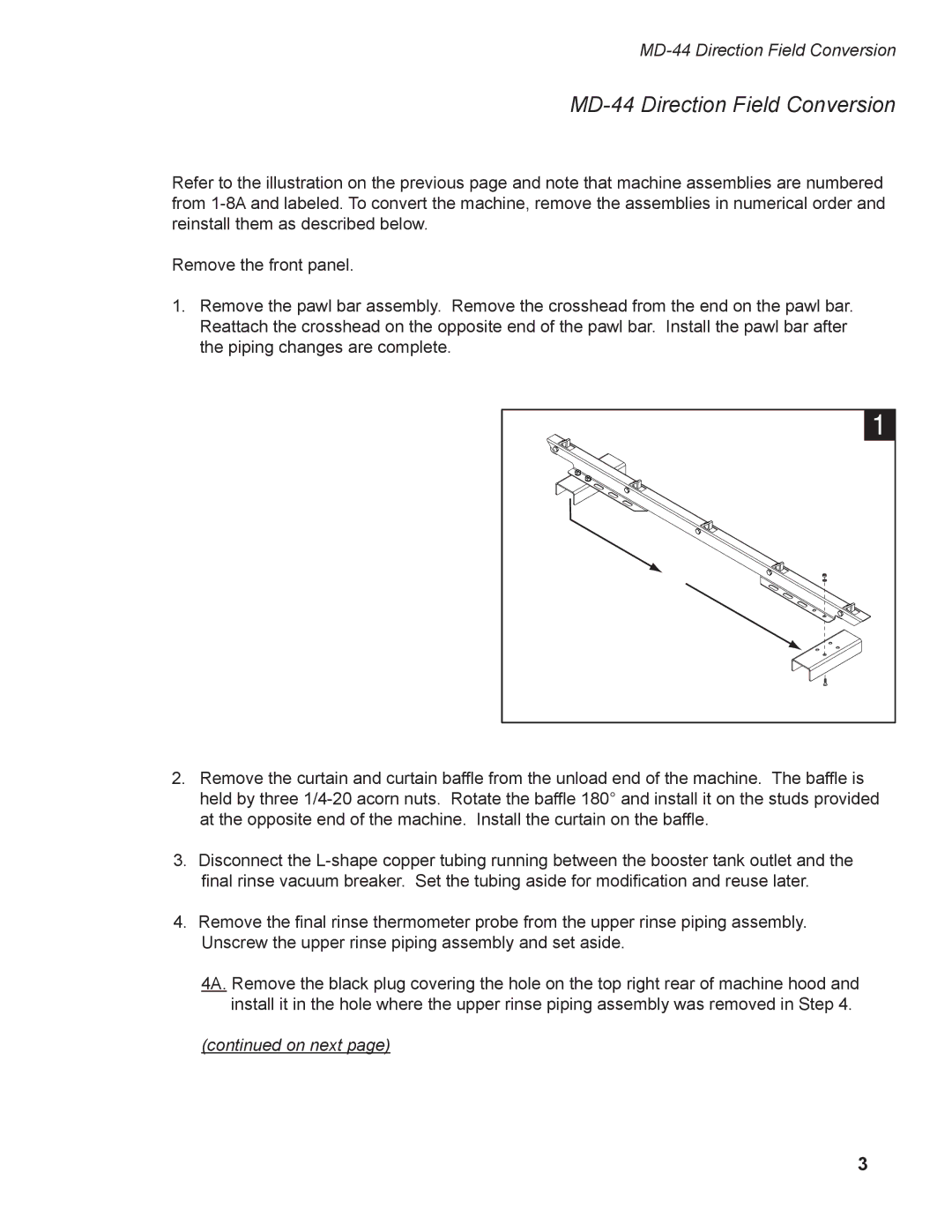 Moyer Diebel MD-44, MD-66 operation manual On next 