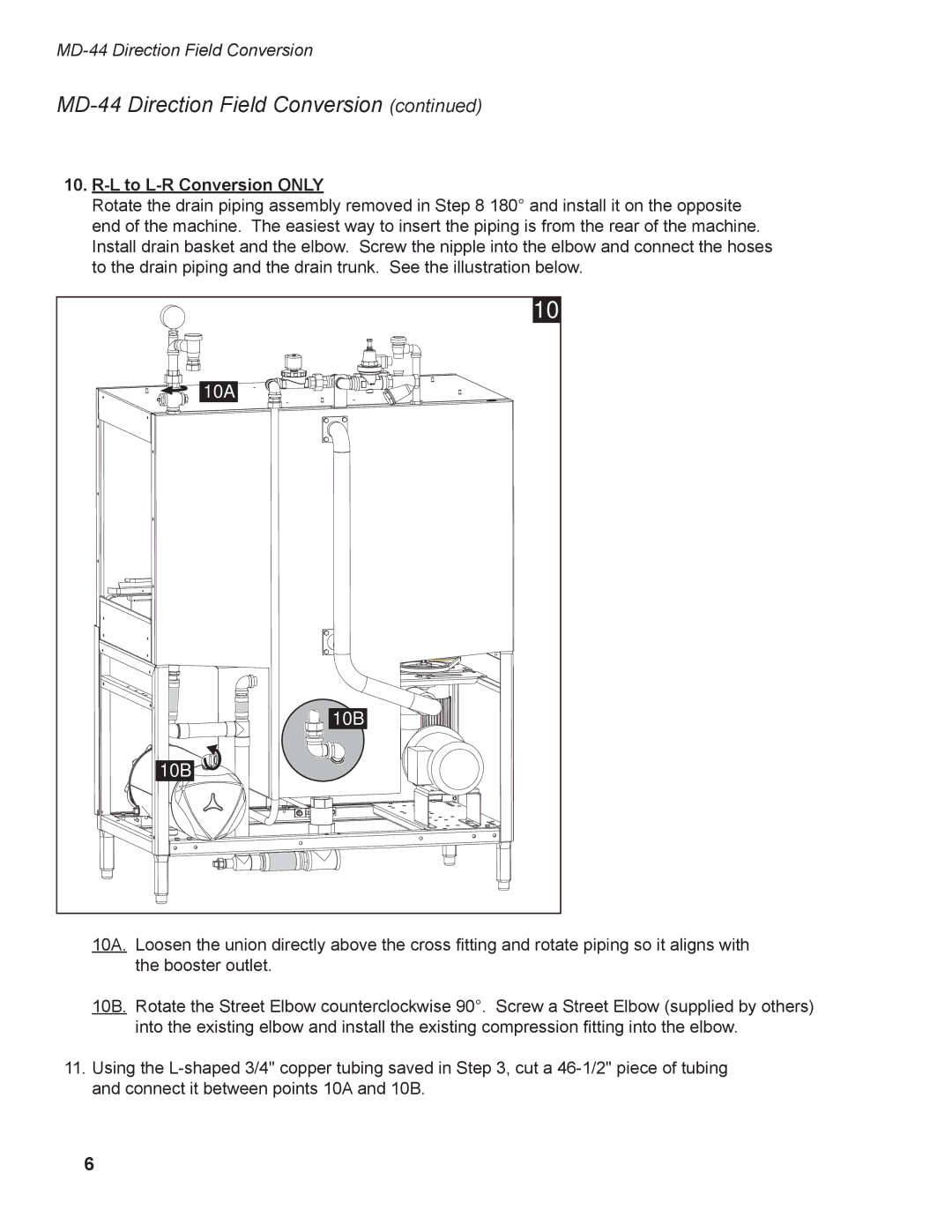 Moyer Diebel MD-66, MD-44 operation manual 10A 