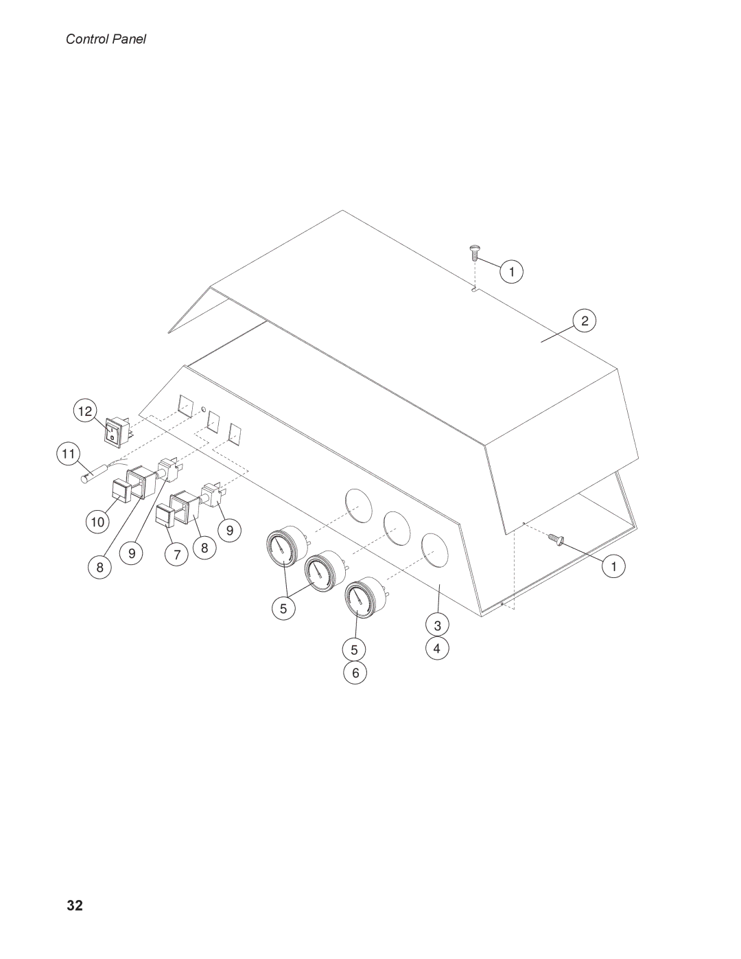 Moyer Diebel MD-66, MD-44 operation manual Control Panel 