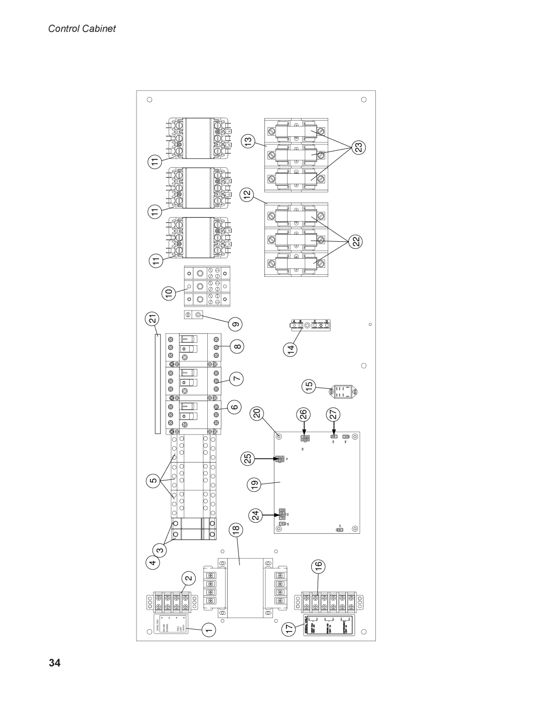 Moyer Diebel MD-66, MD-44 operation manual Cabinet 