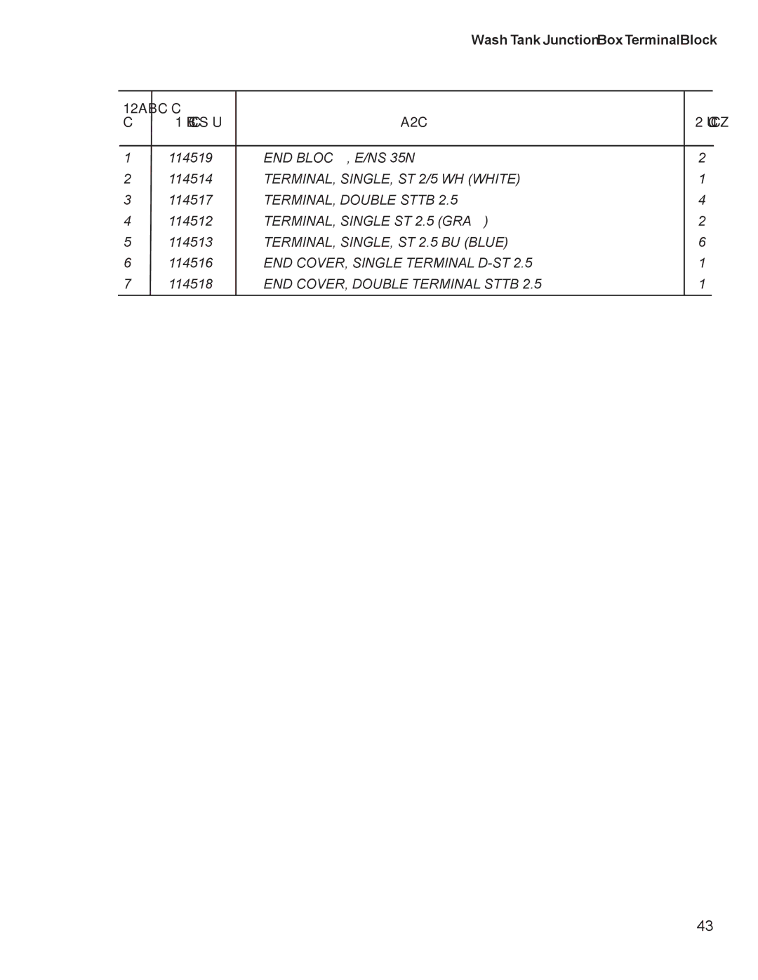 Moyer Diebel MD-44, MD-66 TERMINAL, SINGLE, ST 2/5 WH White, TERMINAL, Double Sttb, TERMINAL, Single ST 2.5 Gray 