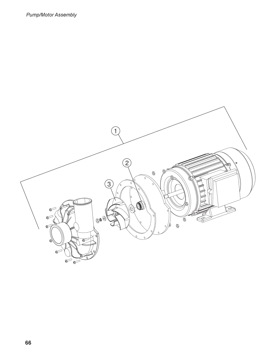 Moyer Diebel MD-66, MD-44 operation manual Pump/Motor Assembly 