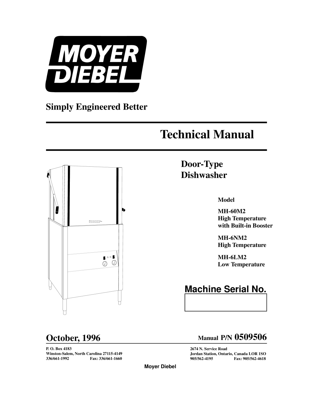 Moyer Diebel MH-60M2 technical manual MH-6NM2, MH-6LM2 