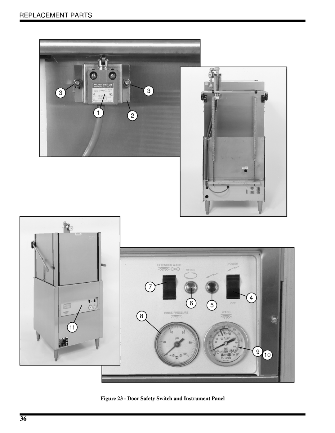 Moyer Diebel MH-6LM2, MH-6NM2, MH-60M2 technical manual Door Safety Switch and Instrument Panel 