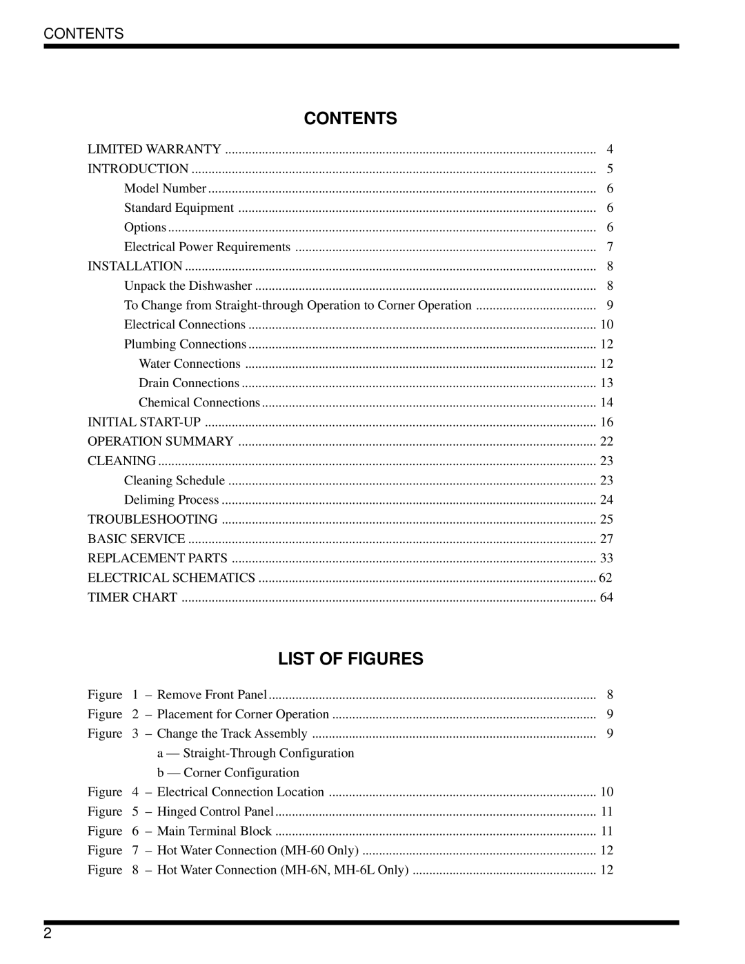 Moyer Diebel MH-60M2, MH-6NM2, MH-6LM2 technical manual Contents 