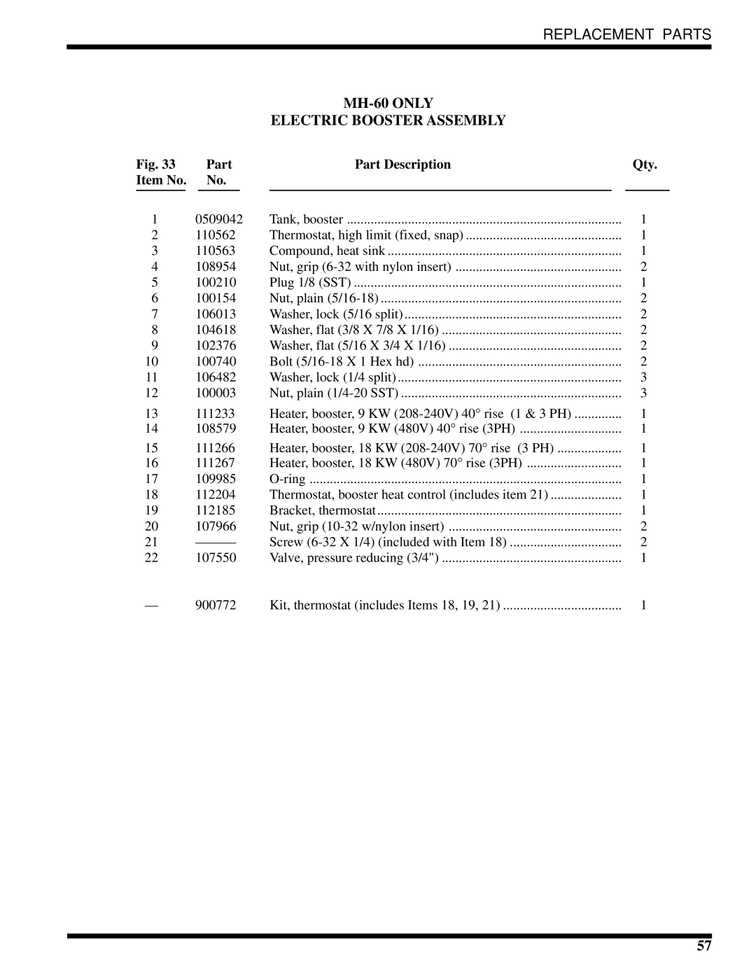 Moyer Diebel MH-6LM2, MH-6NM2, MH-60M2 technical manual MH-60 only Electric Booster Assembly 